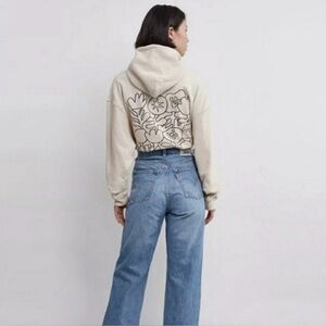 LEVI'S x Nathaniel Russell Women’s Friend Ship Hoodie Thick Cotton Hemp Size XL